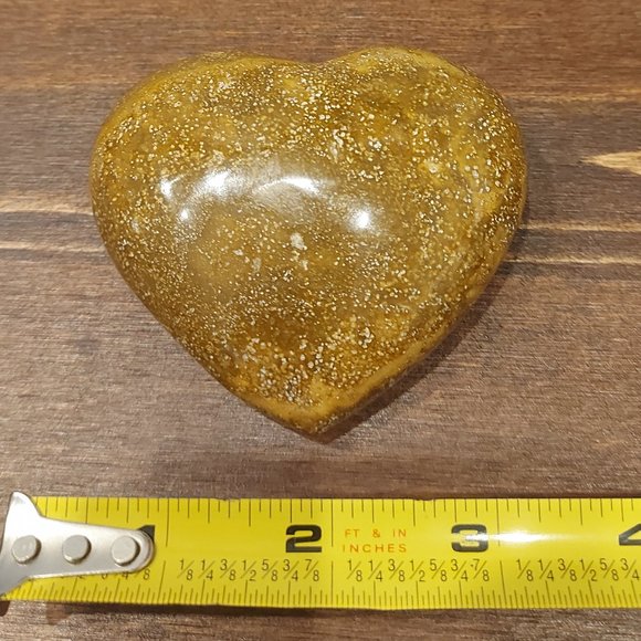 🔥 Sale 🔥Brown Ocean Jasper Heart (Stand Not Included) - Final Price - Picture 7 of 8